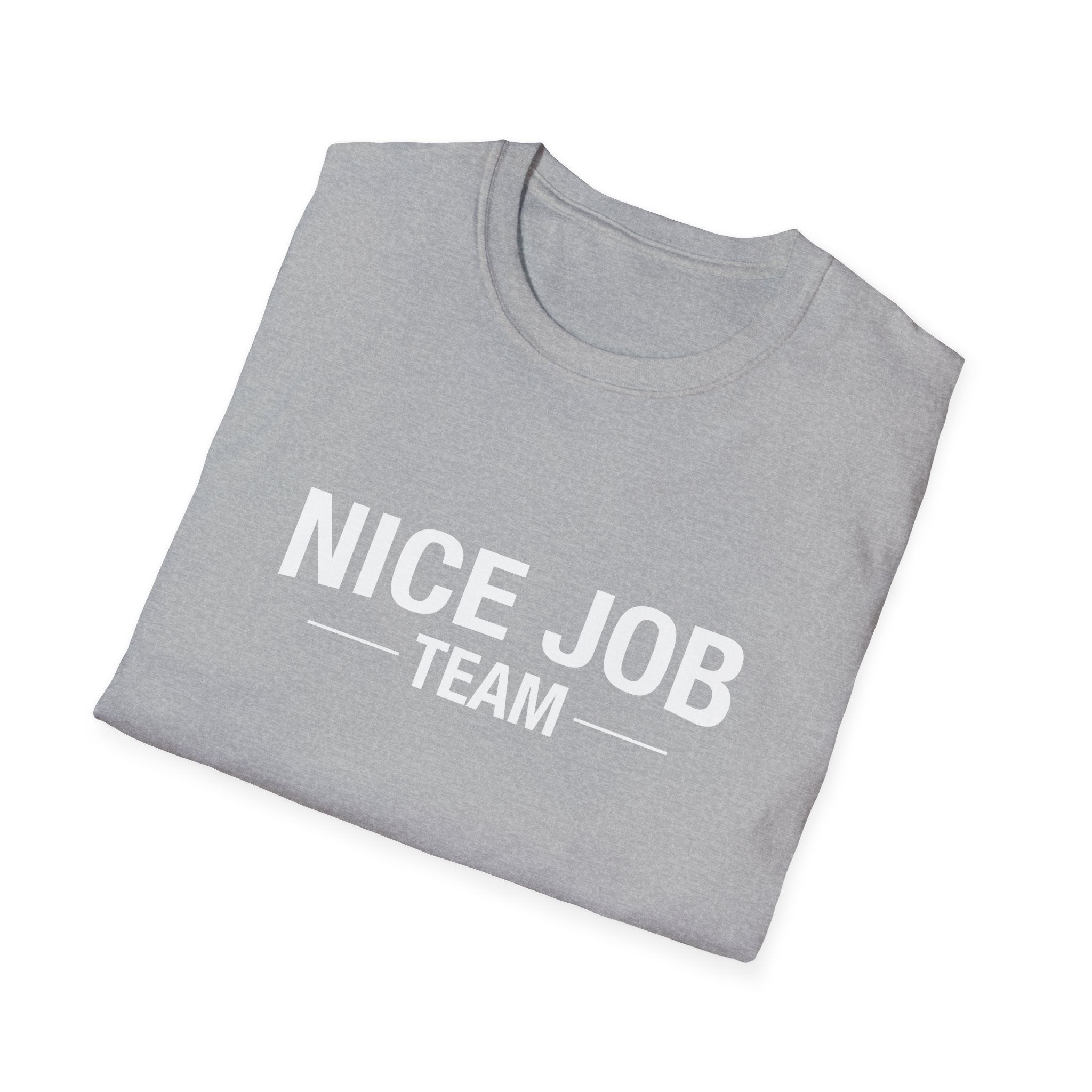 Grey T-Shirt — NICE JOB TEAM