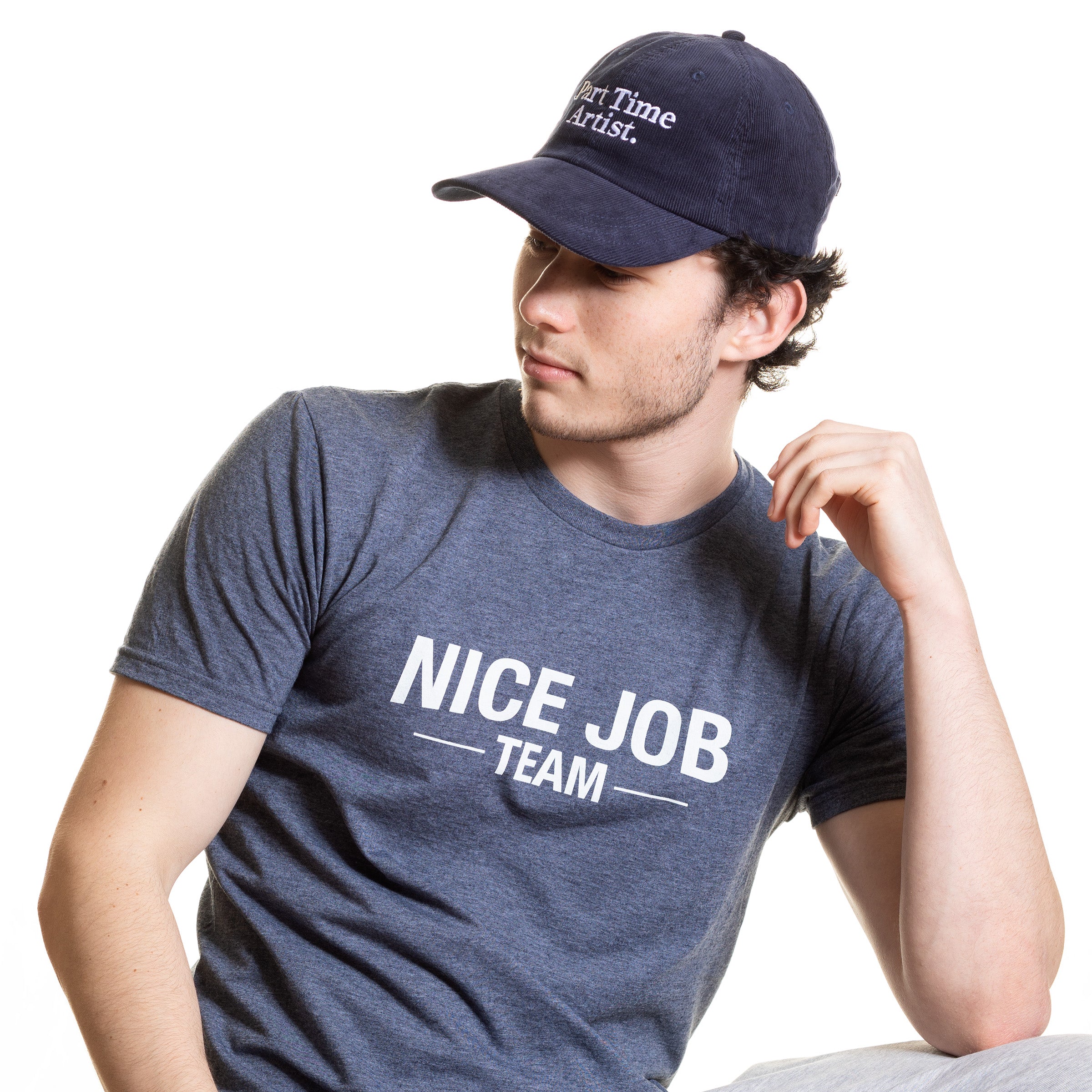 Navy Cap — Part Time Artist.