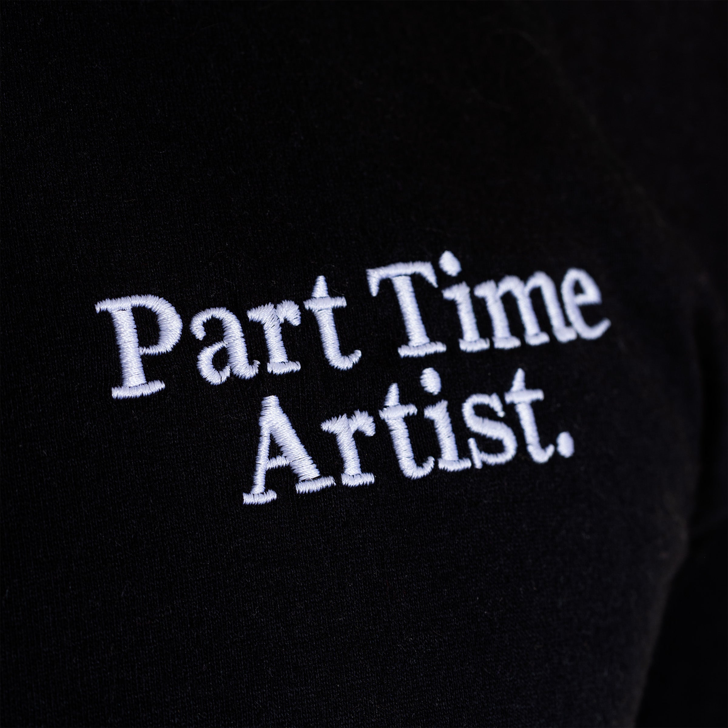 Black T-Shirt — Part Time Artist.