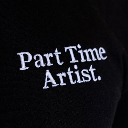 Black T-Shirt — Part Time Artist.